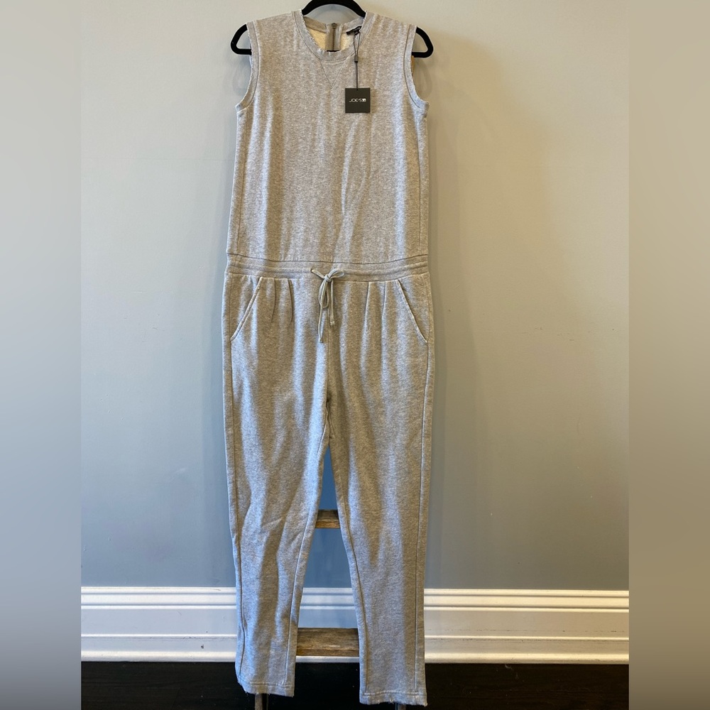 Joe’s grey fleece jumpsuit